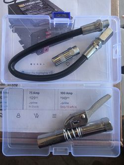 New grease guns coupler extension 1/8 npt