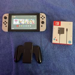 Nintendo Switch With Mario Kart 8 deluxe 
