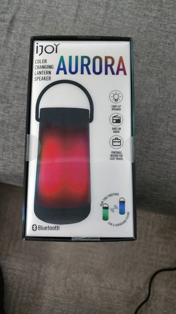 Ijoy Aurora Light Up Bluetooth Speaker