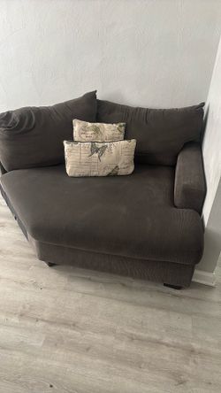 Sectional Suede Grey