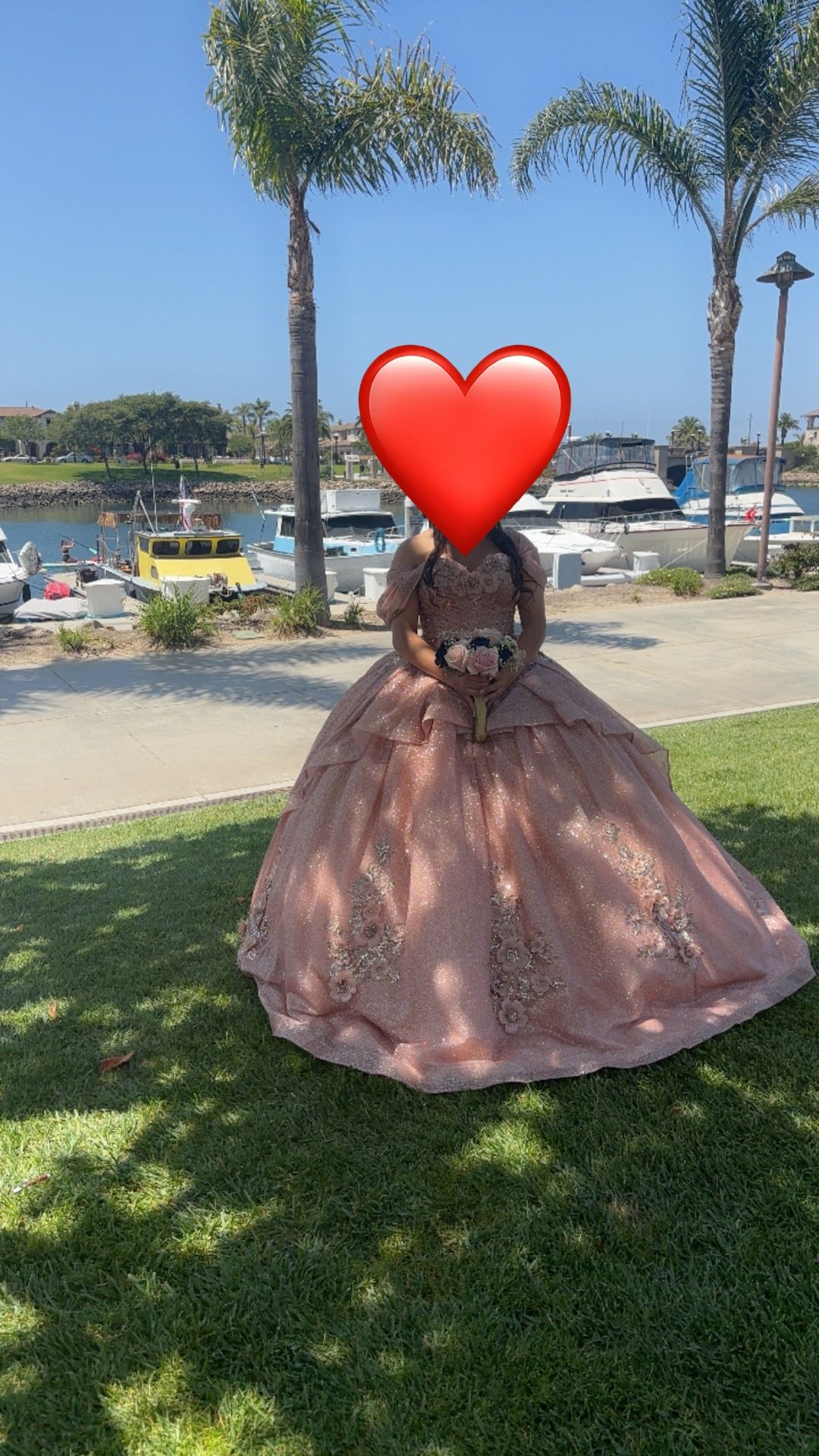 Quince Dress Size 10 Rose Gold 