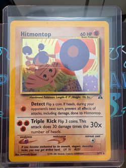 Hitmontop Holo Pokémon Card 3/75