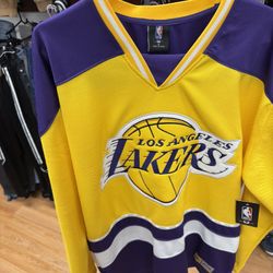 NBA Lakers Oversized Hockey Jersey US  Size M new