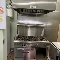 Southbend Industrial Stove and True Industrial Fridge  Combo!