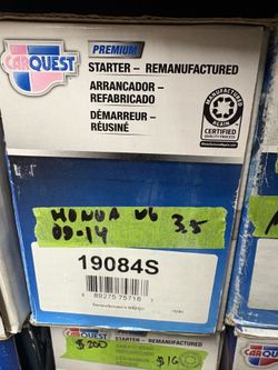 New Reman-Starter for Honda Pilot Odyssey Acura TL