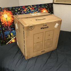 Klipsch (R-60M) Bookshelf/ Monitor Speakers | Premium Hi-Fi Stereo | 6.5” Woofer | Tractrix Horn