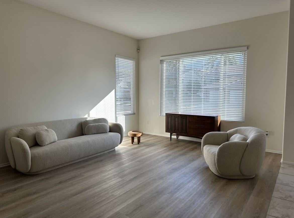 Boucle Fabric Curved Sofa Set