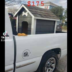 Huge Dog House $175 GMC Sierra Rims $350, Black Gmc Or Silverado Rims $300 Obo