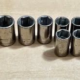 18pc Craftsman G Metric 1/4" Dr 6 Pt Shallow Sockets