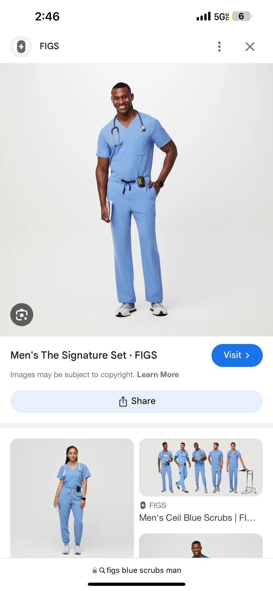 Figs Man Scrubs