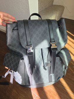 Gucci GG Black Backpack