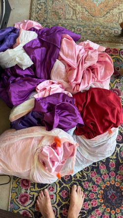 Queen satin sheet sets x 5