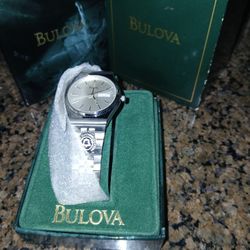New Bulova Silver Watch (BellSouth Edition) Vintage 