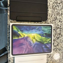 Apple iPad Pro 11 Inch With case, Screen Protector And Apple Pencil Add On + Original Box