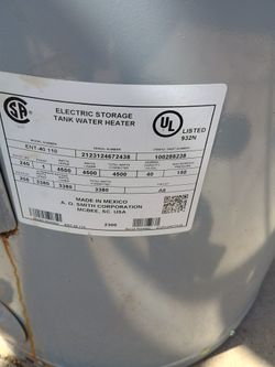 Electric Water Heater