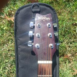 Washburn Left Handed Acoustic Guitar. 