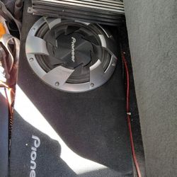 12 Subwoofer and Amplifier 