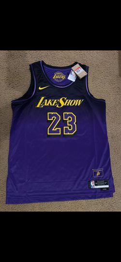 Nike LA Lakers City Edition Lebron James Jersey Men’s Size L 80$ Firm. Retails at 120$+Tax