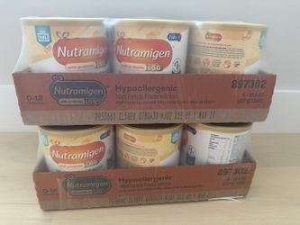 1 can of Nutramigen Hypoallergenic Infant Formula cans