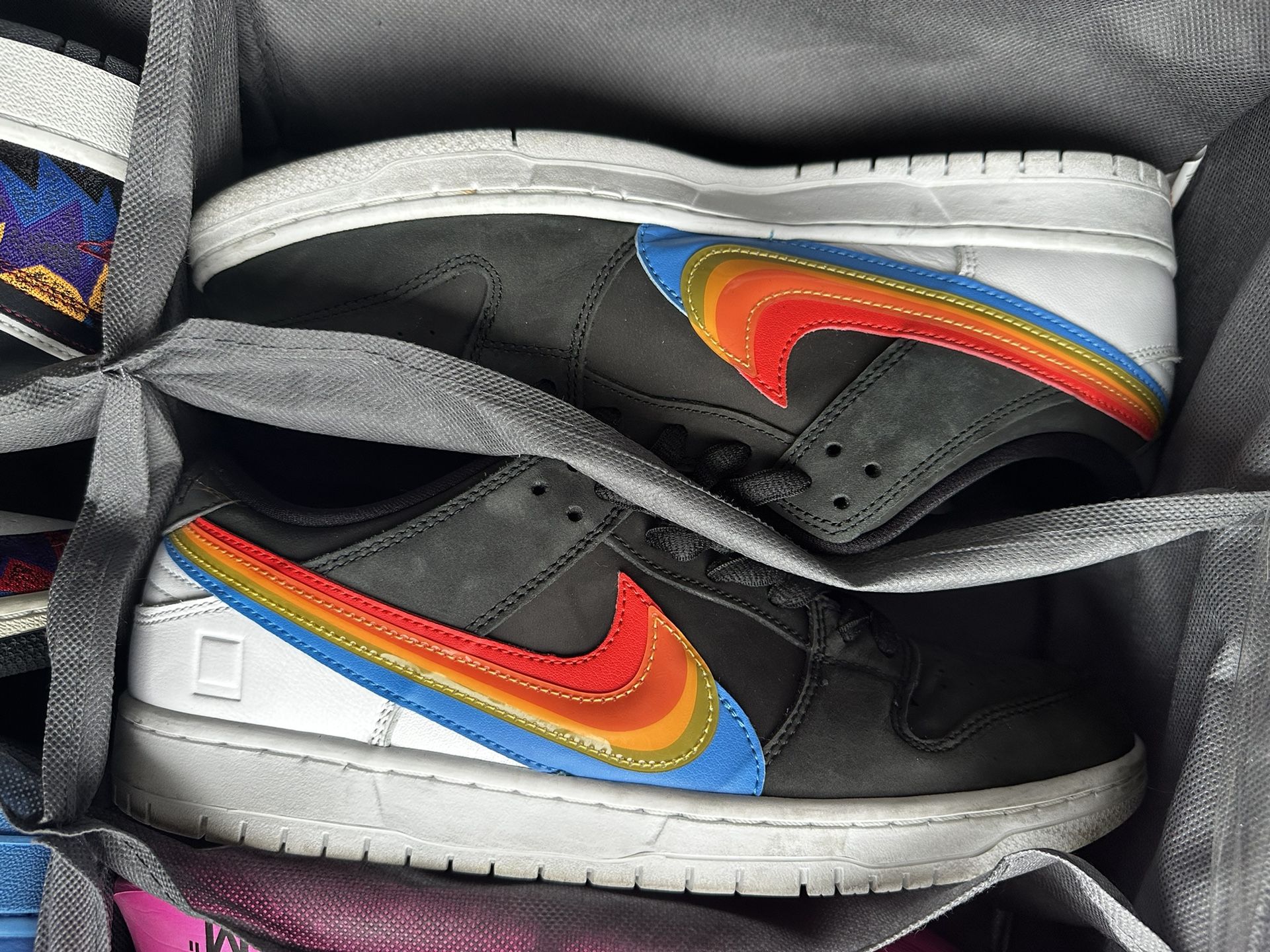 Nike SB Dunk Low Polaroid Sz 11.5 Used No Box 