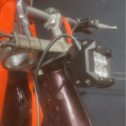 LED headlight bracket for CRF 250 and 450 dirtbike’s