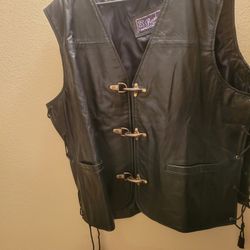 Leather Vest Mens