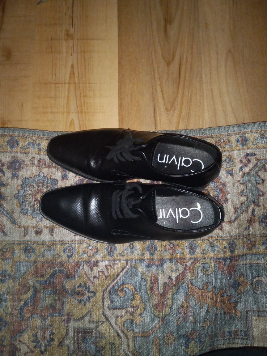 Calvin Klein,Dress Shoes,Black,8.5