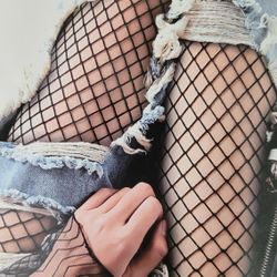 New Adult Women's Size Small Fishnet Stockings Pantyhose NEW Price Is Firm Cash Only 