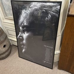 John Lennon Imagine, Framed poster, Large