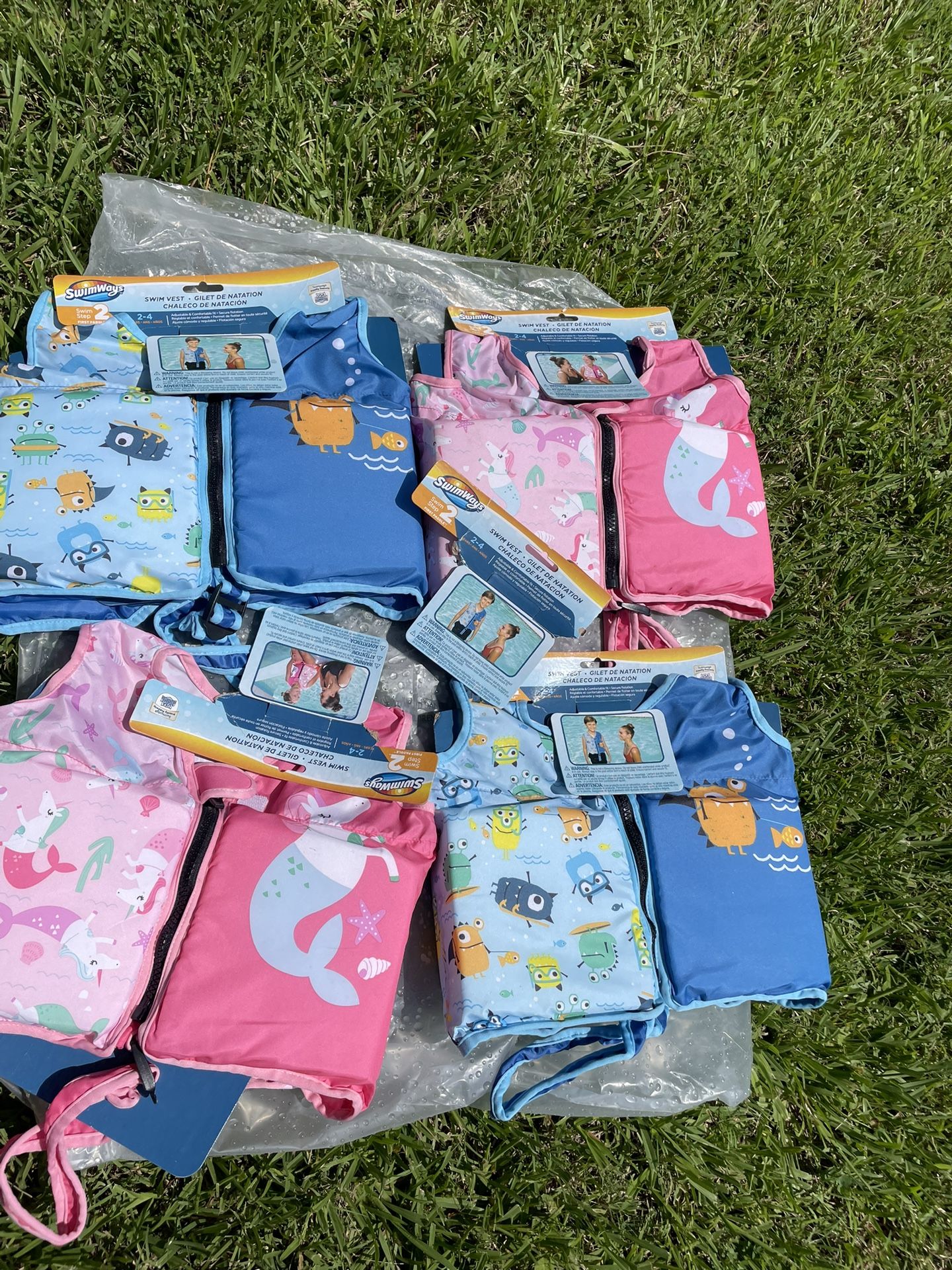 new boys and girls Swim Vest for age 2-4 years Pick Up At Timber Dr Garner $10 each
