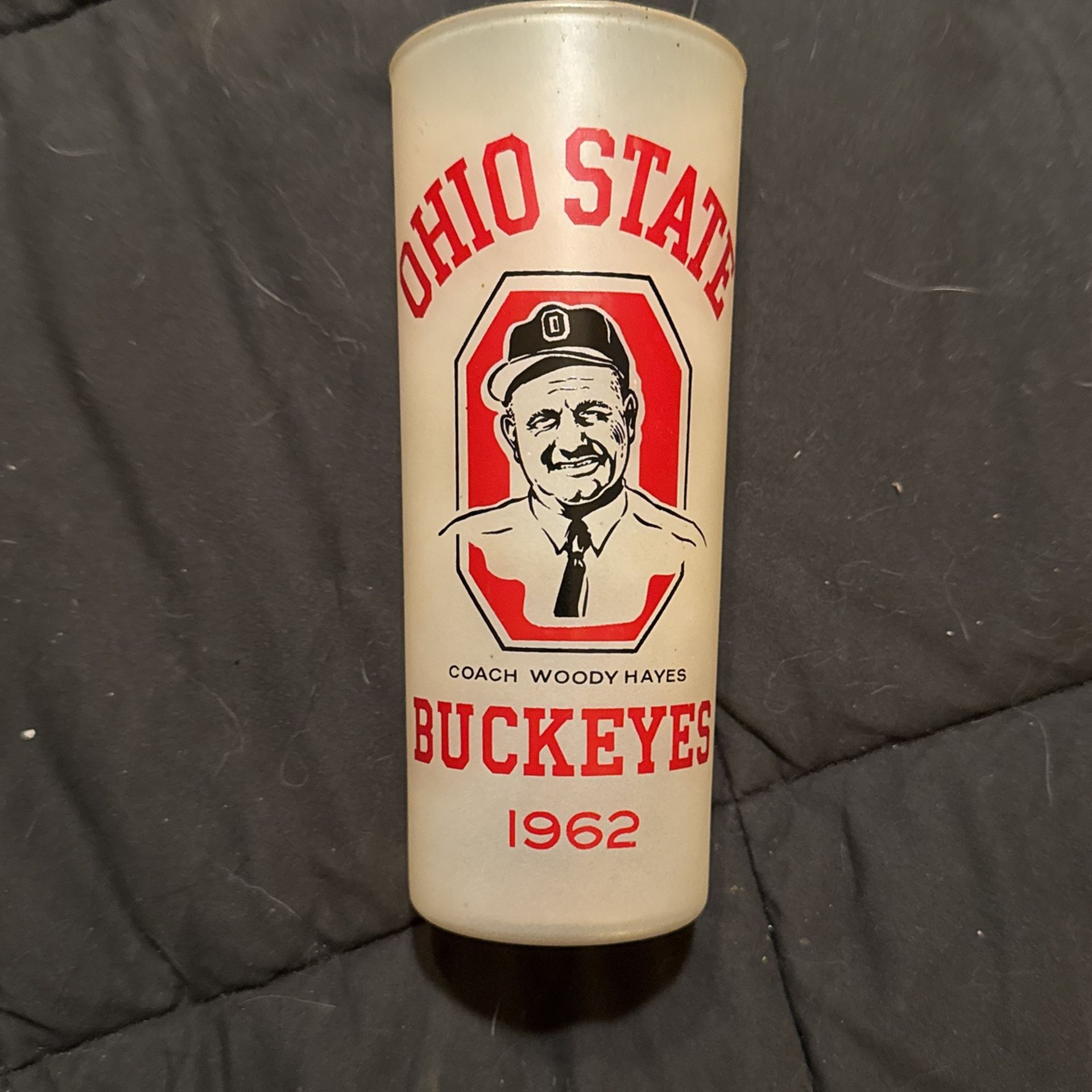 Ohio St Frosted Glass.