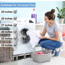 Mini Fridge Stand, Laundry Pedestal 29"