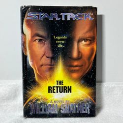 Star Trek The Return - William Shatner 1996 Hardcover Sci-Fi 1st Edition Book - Patrick Stewart