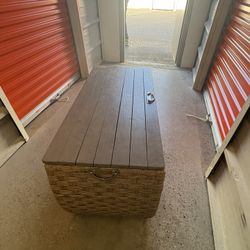 Wicker Storage Trunk 