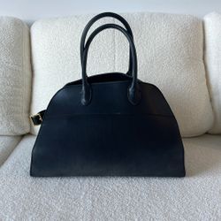 Italian-Made Structured Leather Handbag - Inspired By The Row's Margaux.