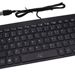 SR Mini keyboard with 78-key thin light cable, small USB multimedia for PC, laptop