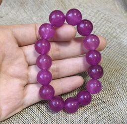 Jewelry-Natural Jade Stone Stretchable Beads Handmade Bracelet