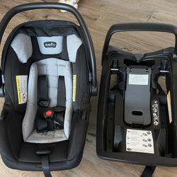 Baby/Newborn EvenFlo Car Seat with Base