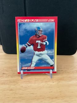 John Elway 1990 Score Hot Gun Football Card