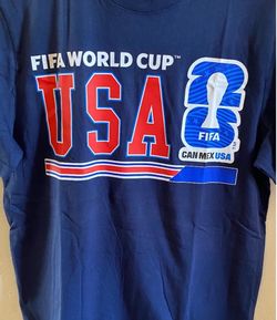 FIFA World Cup 2026 Officially Licensed USA Men's T-Shirt, Navy, Large, NWT