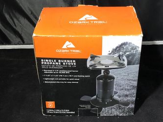 NEW OPEN BOX Ozark Trail Single Burner Propane Stove