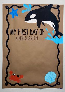 Custom First Day of School Picture Banner