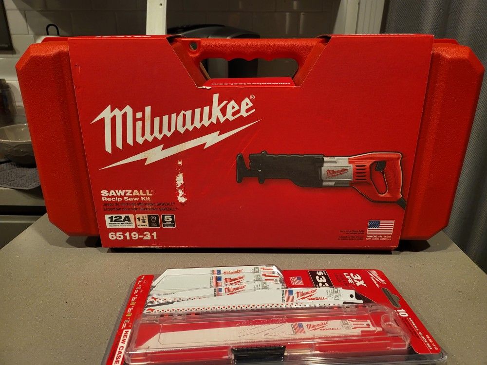 Milwaukee Swazall And 10 Piece Kit