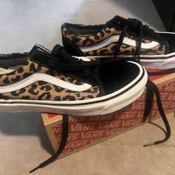 Leopard Van Tennis Shoes 