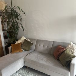 Grey Sleeper - Futon Couch