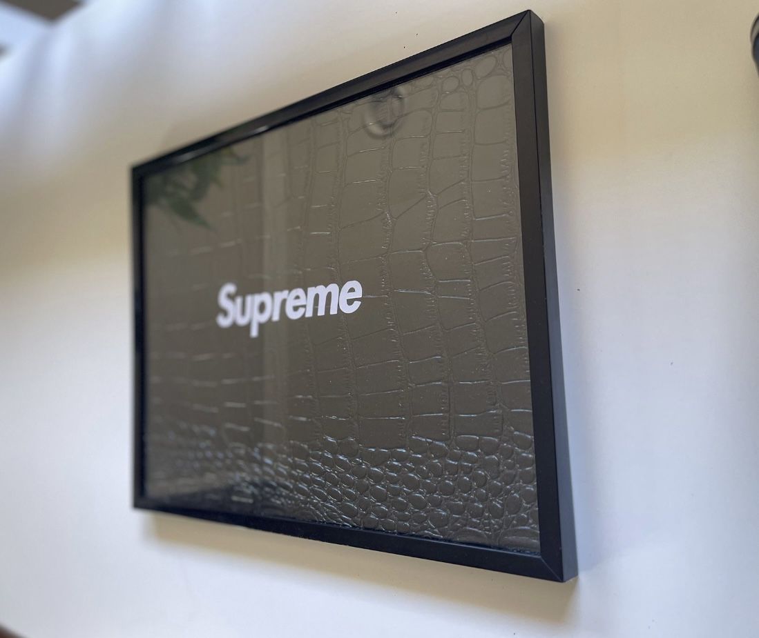 SUPREME - Black Gator - Rare** For Store Display