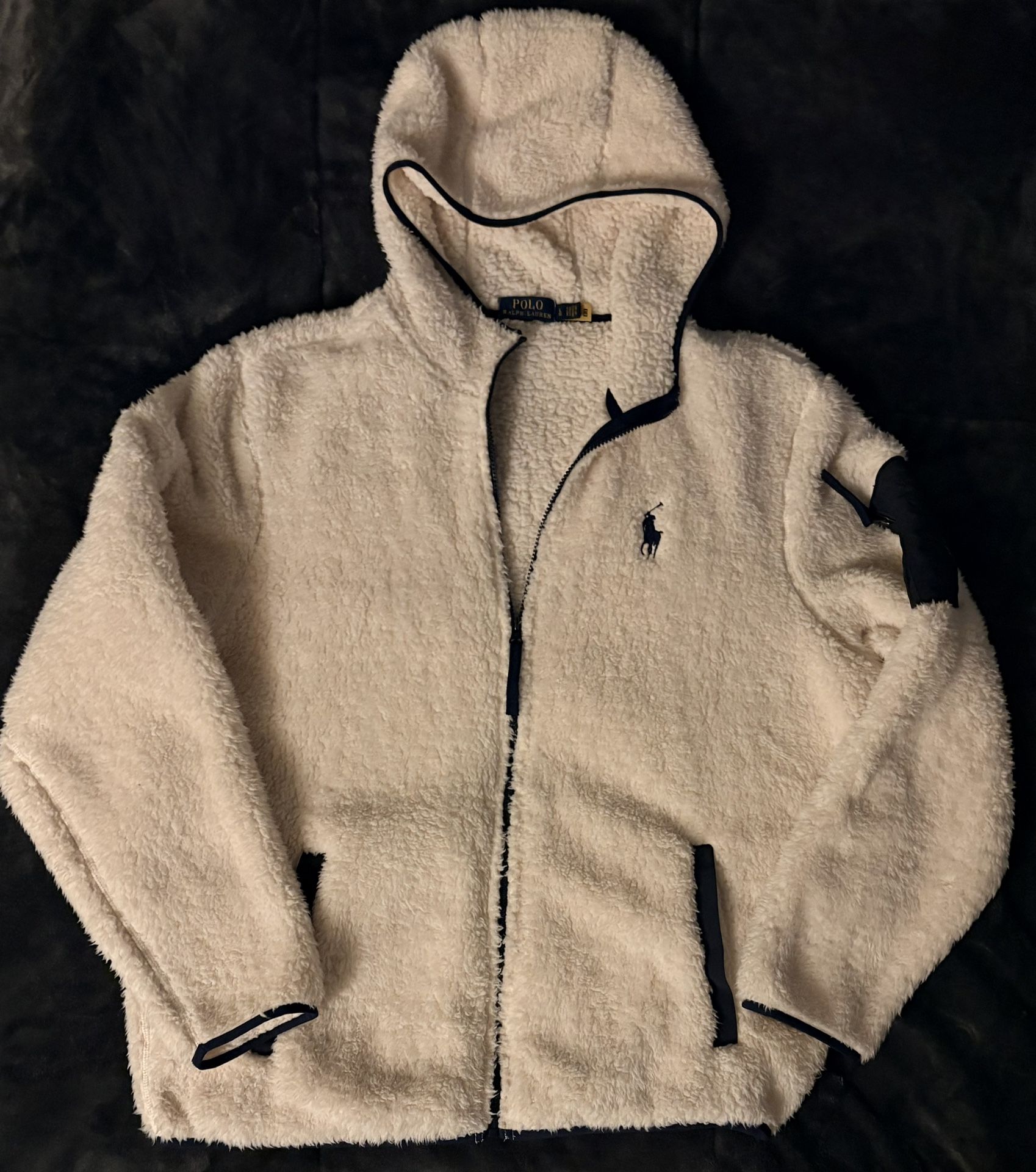 Polo Ralph Lauren Men’s Sherpa Zip Up Hoodie Large 