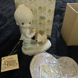Precious Moments , Glass Figurines 