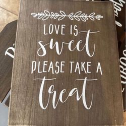 Dessert Sign