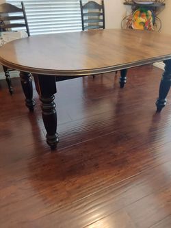 Table and 6 chairs